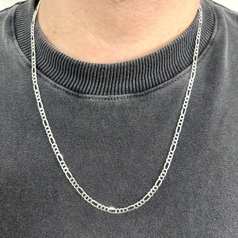 CORRENTE 3X1 PRATA 925 60 CM 3MM