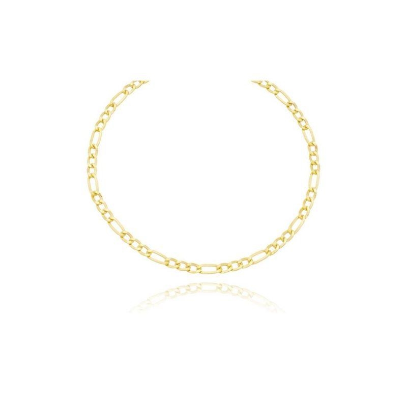 Pulseira Dourada Masculina Infantil 3x1 Fina