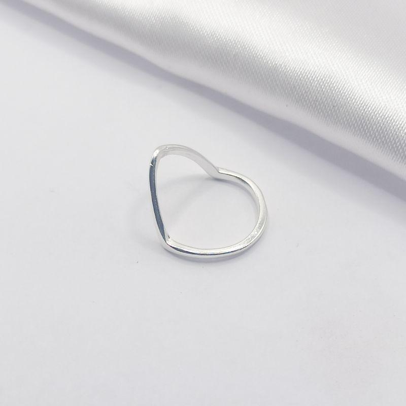 ANEL PRATA FIO LISO IRREGULAR