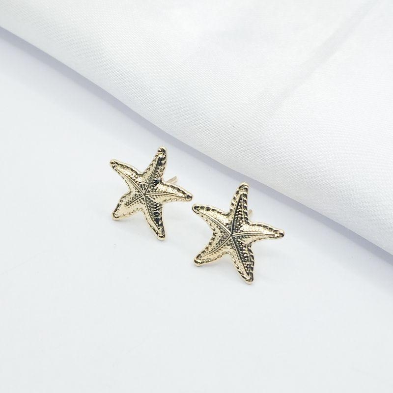 BRINCO DOURADO ESTRELA DO MAR