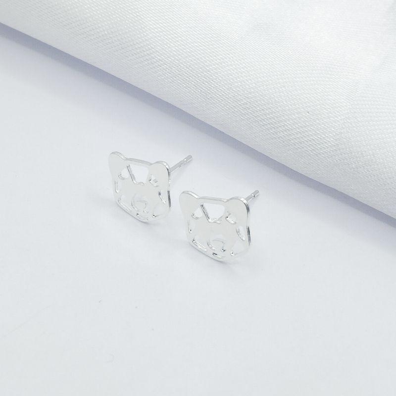 BRINCO ´PRATA FACE DE URSO VASADA