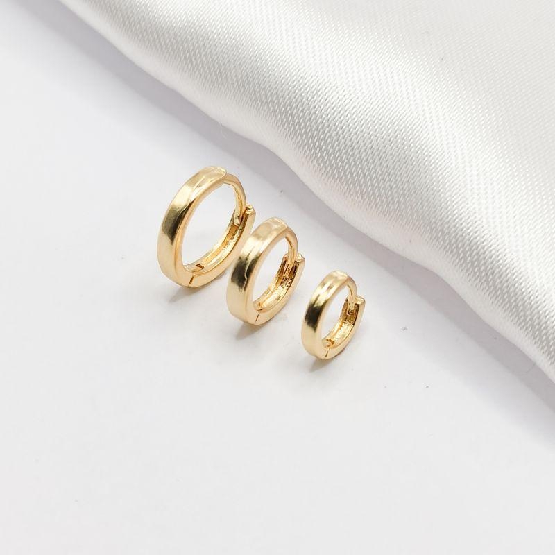 BRINCO DOURADO TRIO ARGOLINHA CLICK LISA
