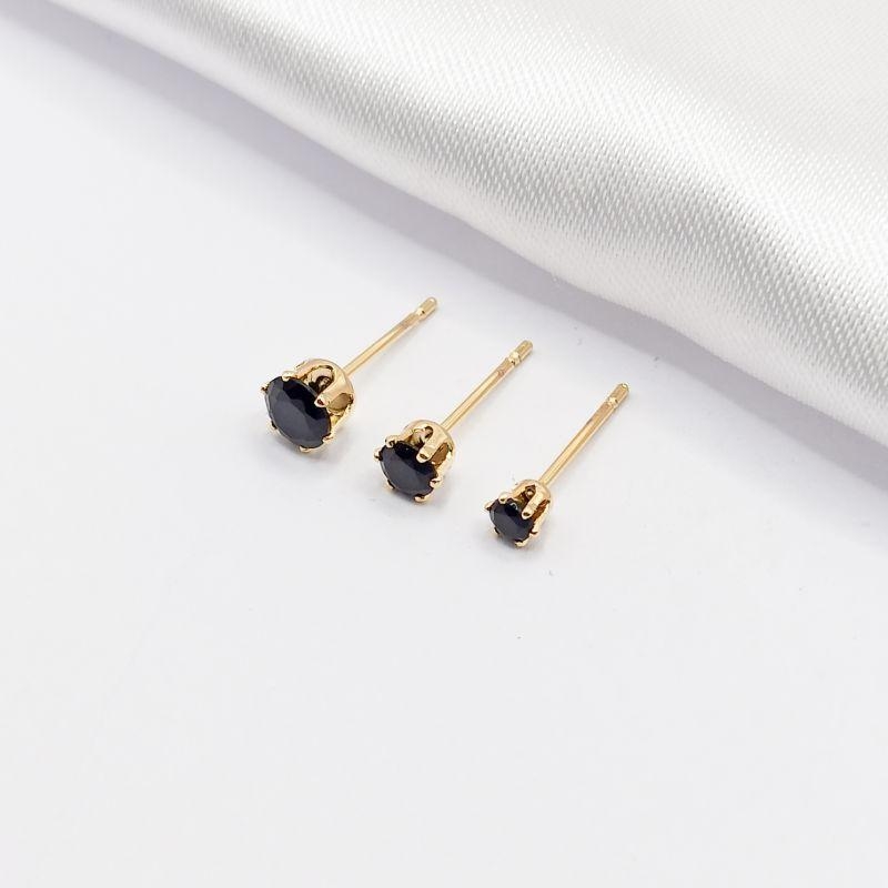 BRINCO DOURADO TRIO PONTO DE LUZ BLACK