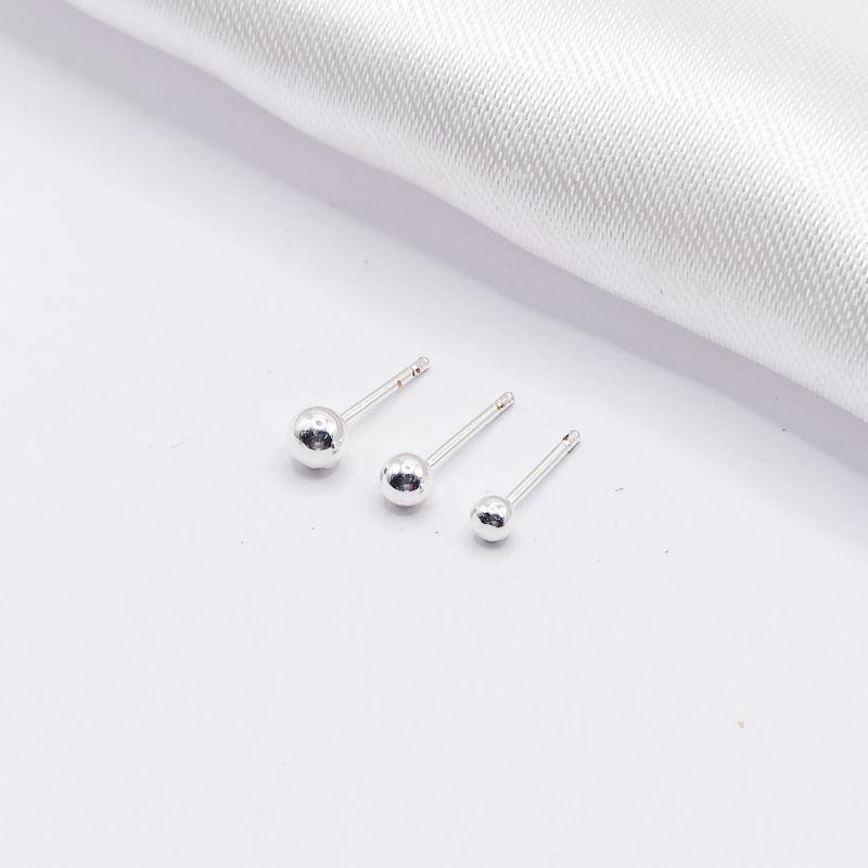 BRINCO PRATA TRIO BOLINHA LISA