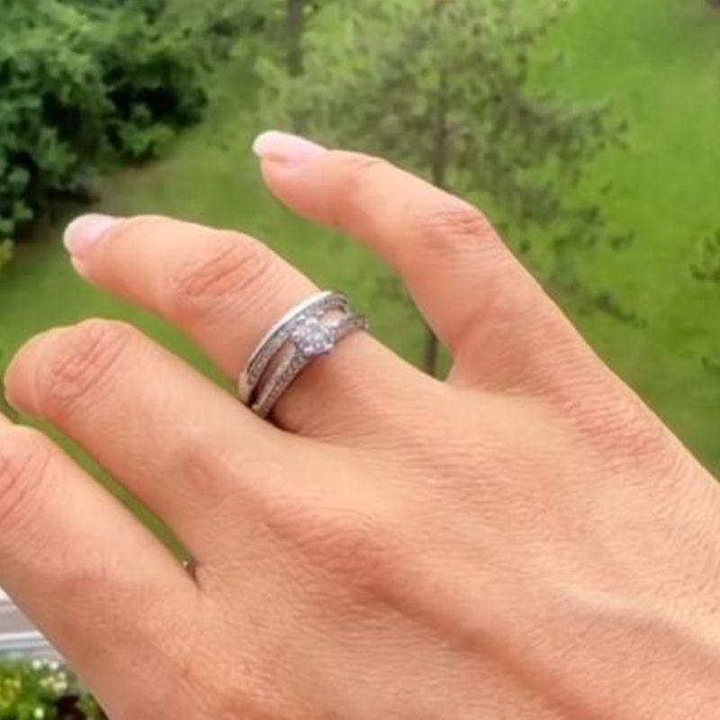 ANEL RÓDIO PONTO DE LUZ COM ZIRCÔNIAS