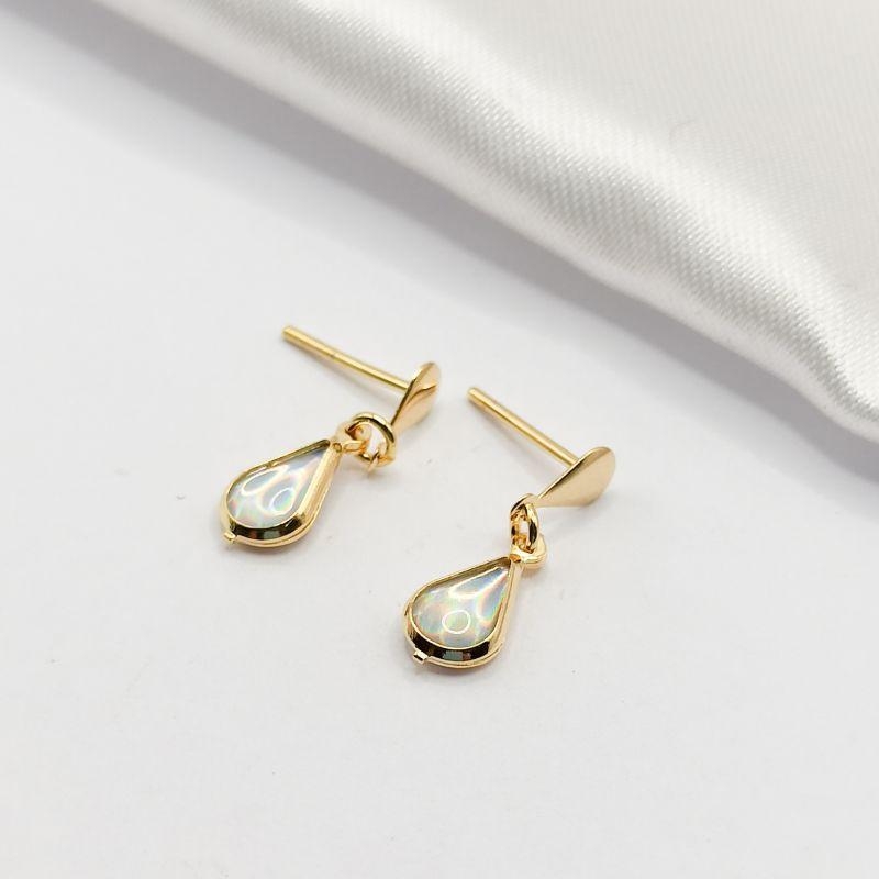 BRINCO DOURADO GOTA FURTA COR