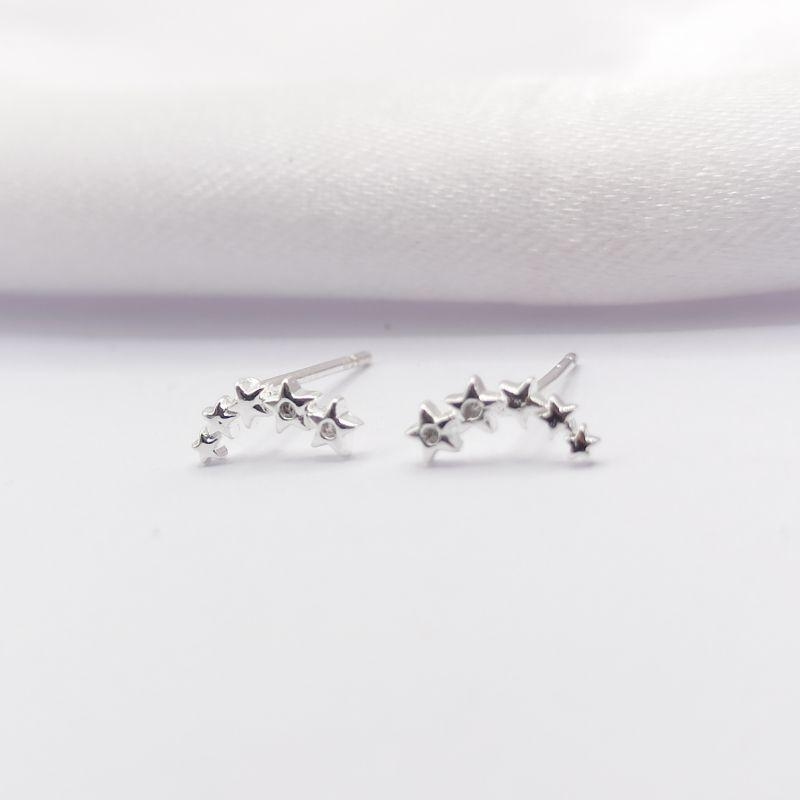 BRINCO PRATA EAR CUFF ESTRELINHAS