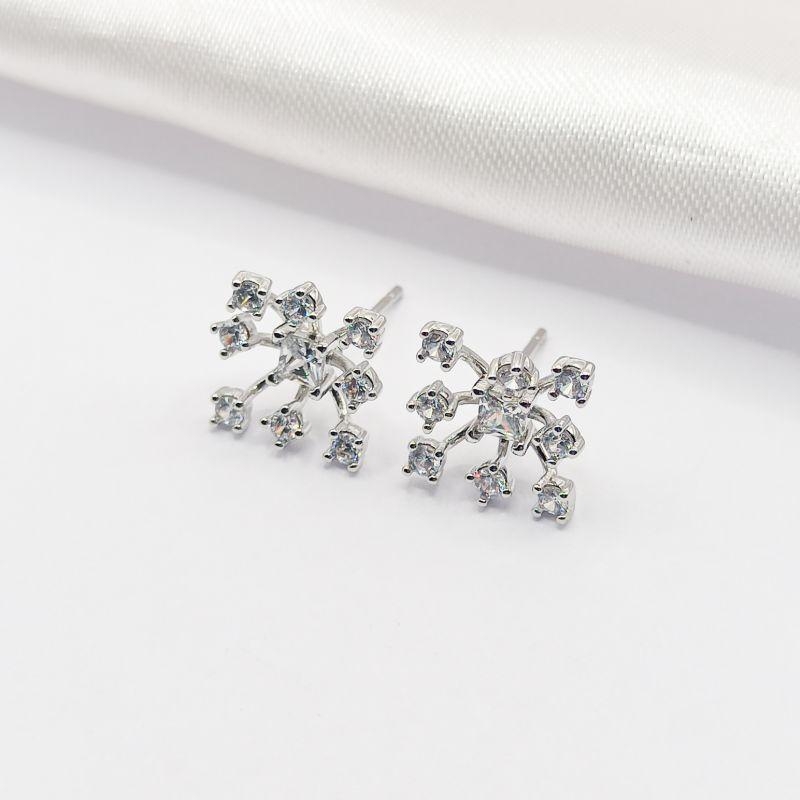 BRINCO RÓDIO CRISTAL CARRÊ CENTRAL E ZIRCÔNIA