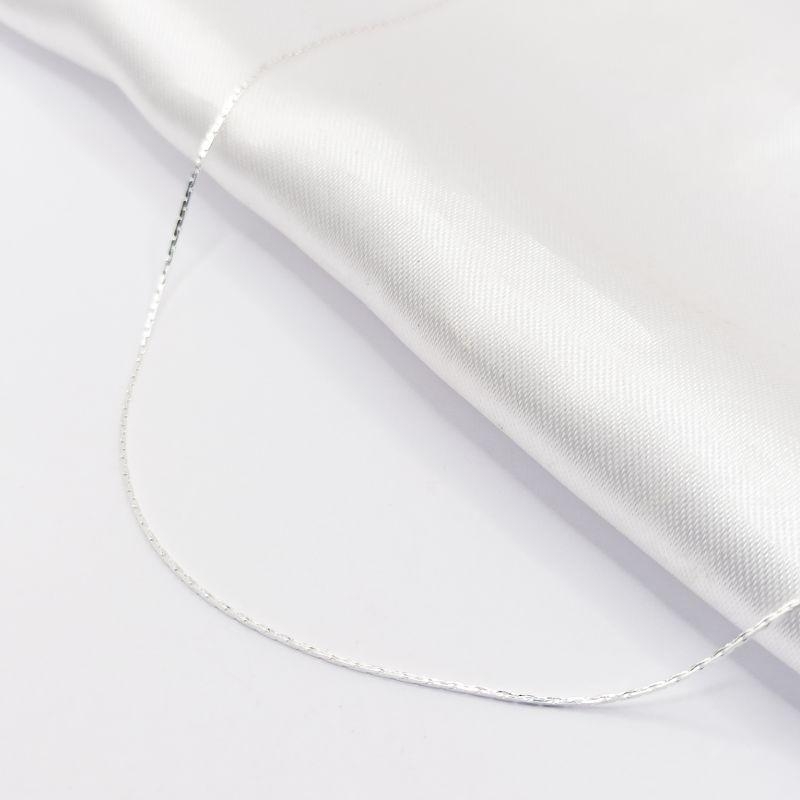 COLAR PRATA CHOKER FITA FINA 40CM