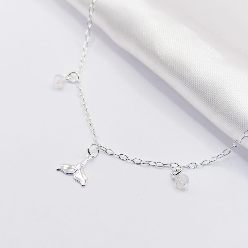 COLAR PRATA CHOKER SEREIA E 2 MIÇANGAS 40CM