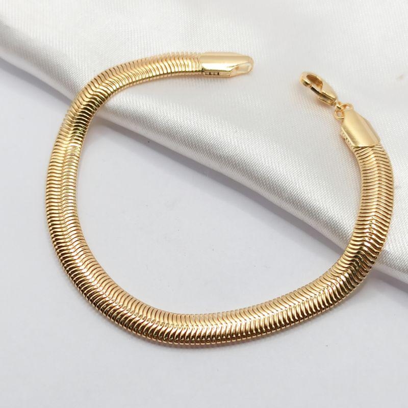 PULSEIRA DOURADA MALHA SALAMANDRA