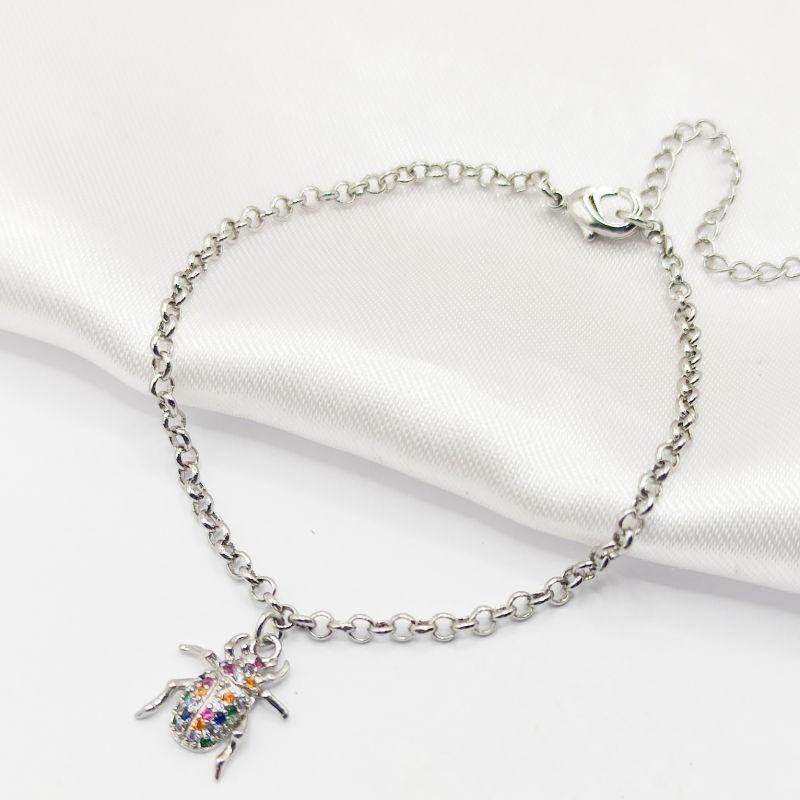 PULSEIRA RÓDIO ELO PORTUGUÊS BESOURO COLORIDO