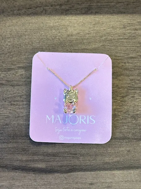 GAR DOU INFANTIL UNICORNIO ROSA
