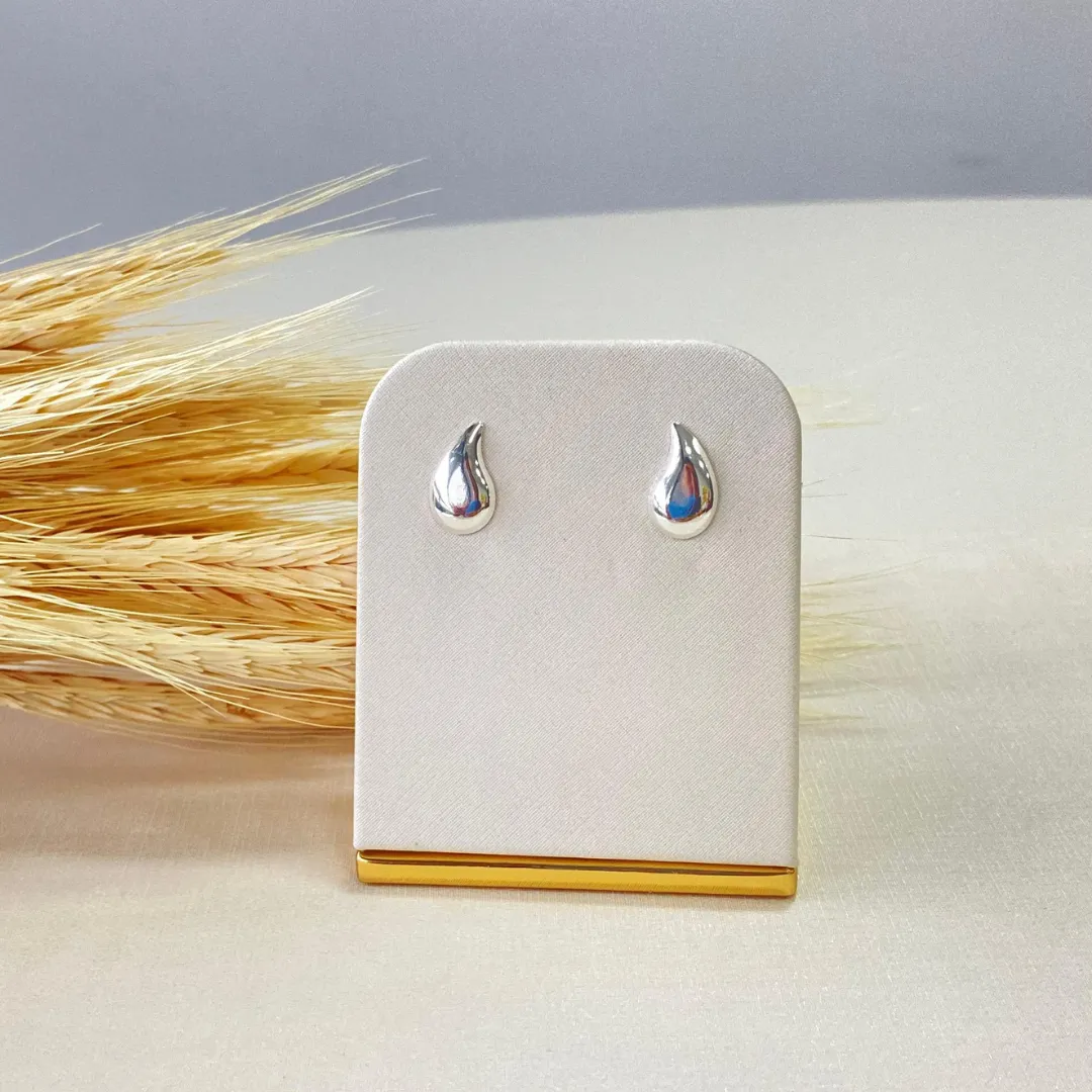 Brinco Prata Mini Gota Vazada PP