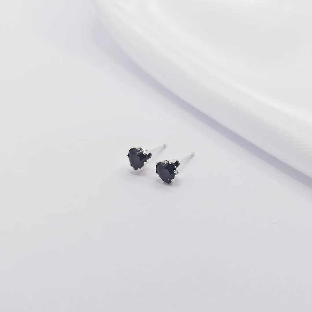 BRINCO PRATA CORAÇÃO BLACK M