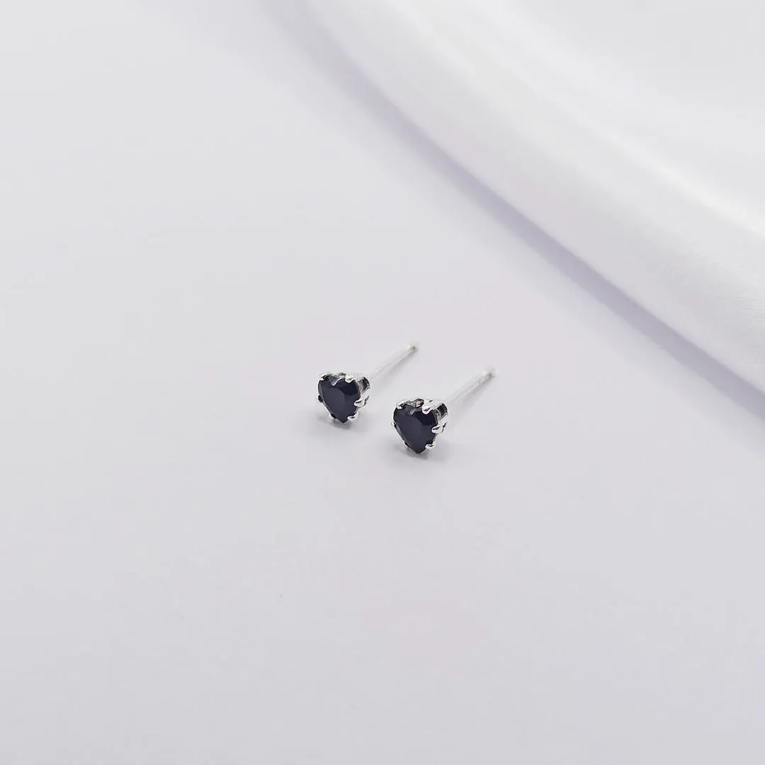 BRINCO PRATA CORAÇÃO BLACK P