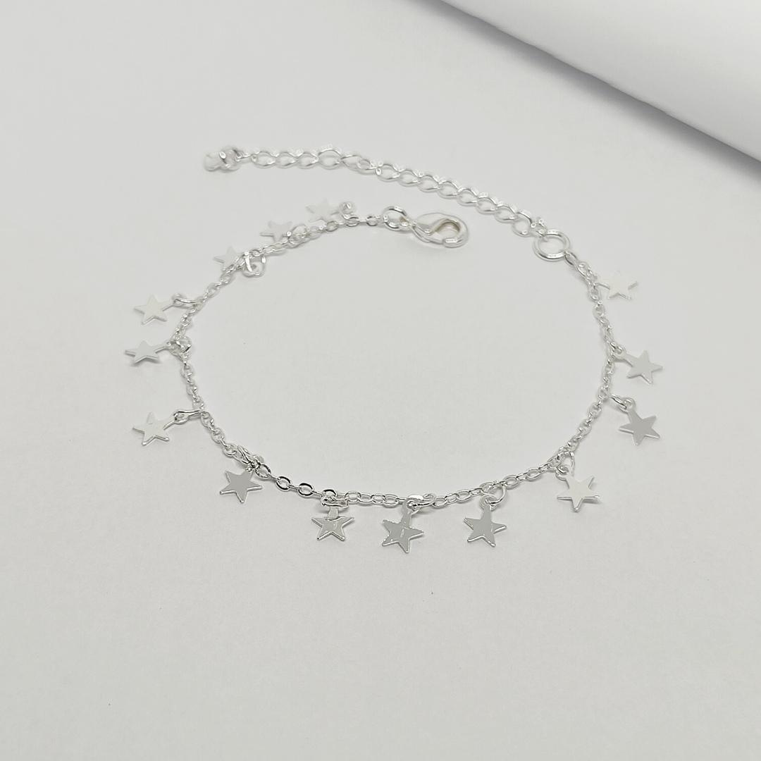 PULSEIRA PRATA ESTRELINHAS