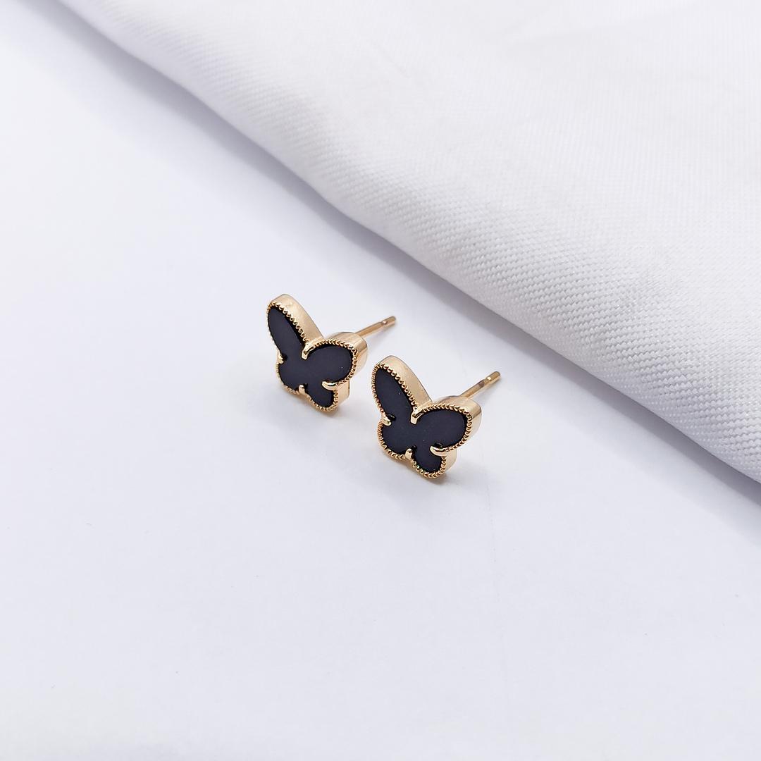 BRINCO DOURADO BORBOLETA BLACK