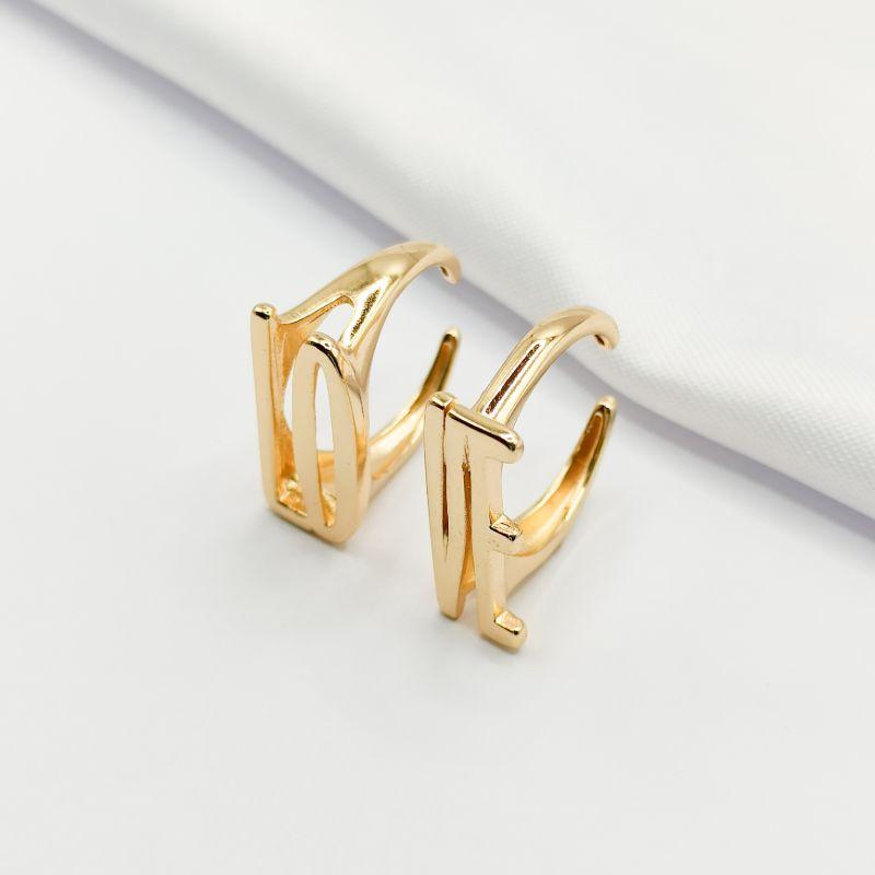 ANEL DOURADO DUPLO LOVE AJUSTÁVEL