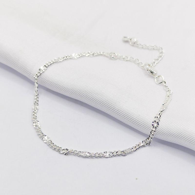 PULSEIRA PRATA ELO PLISSADO