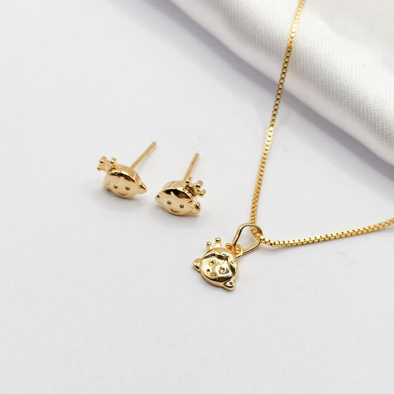 CONJUNTO DOURADO PRÍNCIPE