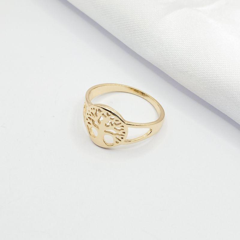 ANEL DOURADO ÁRVORE DA VIDA