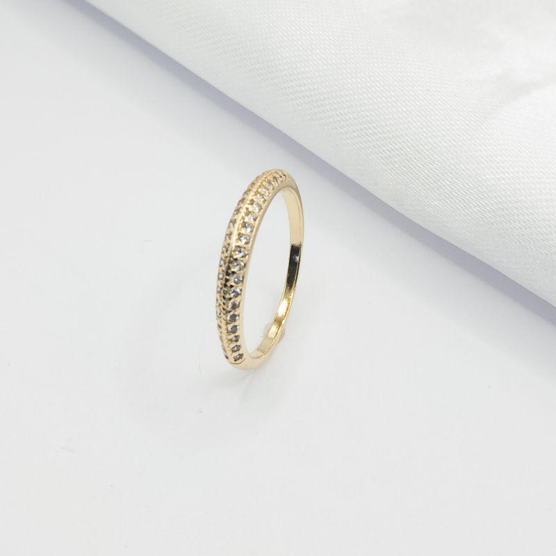 ANEL DOURADO MEIA ALIANÇA