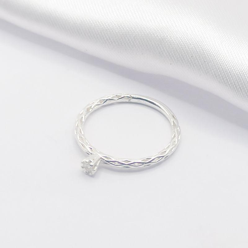 ANEL PRATA APARADOR  RENDADO PONTO DE LUZ