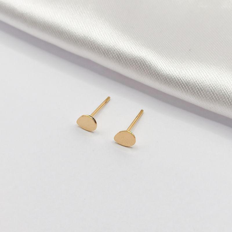 BRINCO DOURADO GOTA CHAPINHA