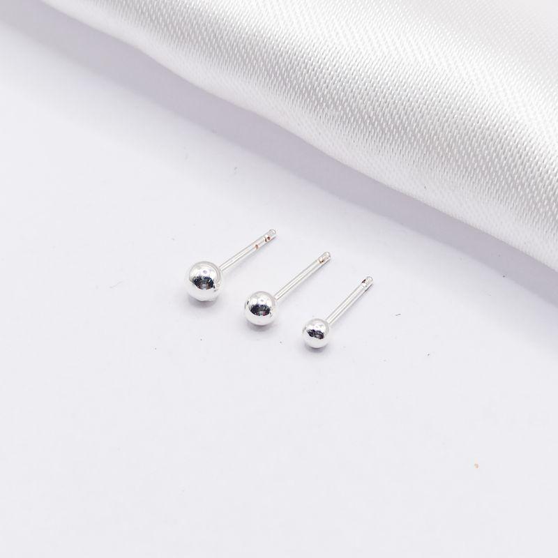 BRINCO PRATA TRIO BOLINHA LISA