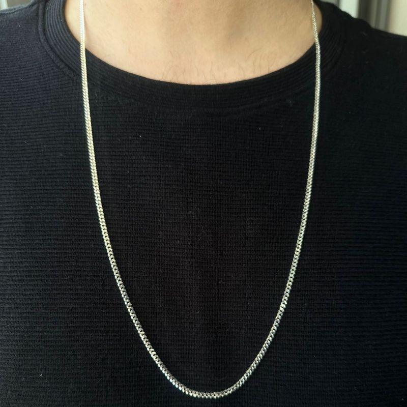 CORRENTE PRATA 925 2MM SUPER FLAT 70 CM