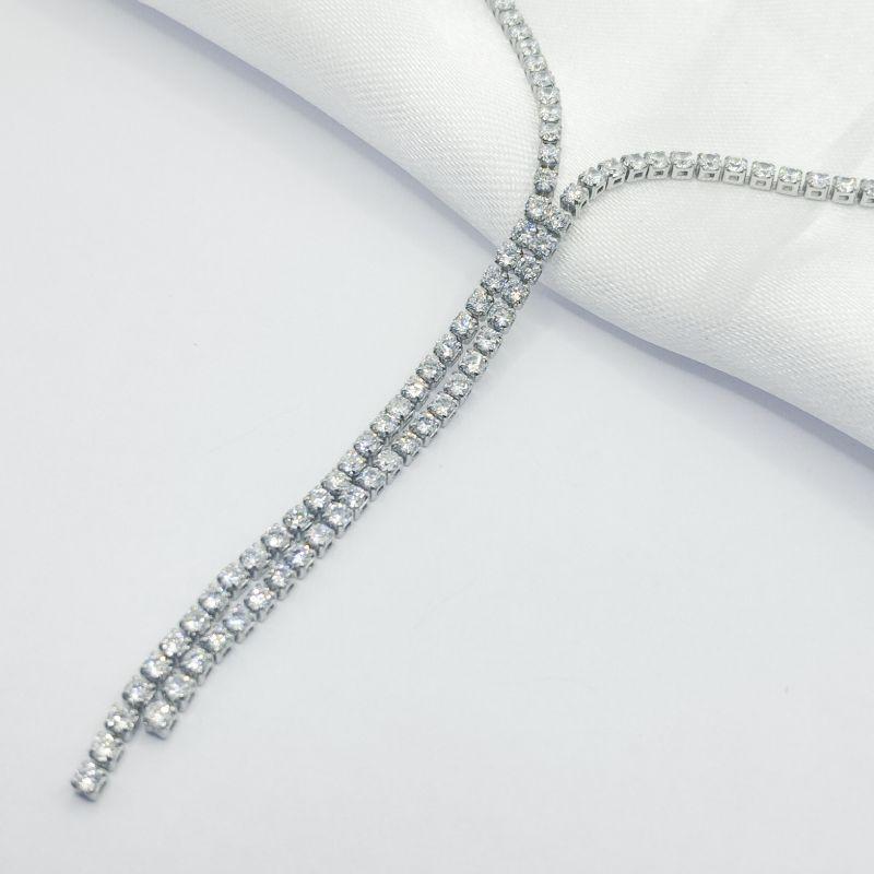 GARGANTILHA RODIO  CHOKER RIVIERA 35 CM