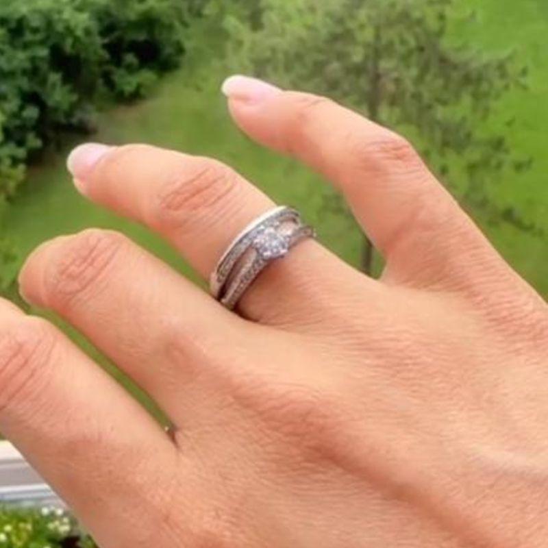 ANEL RÓDIO PONTO DE LUZ COM ZIRCÔNIAS