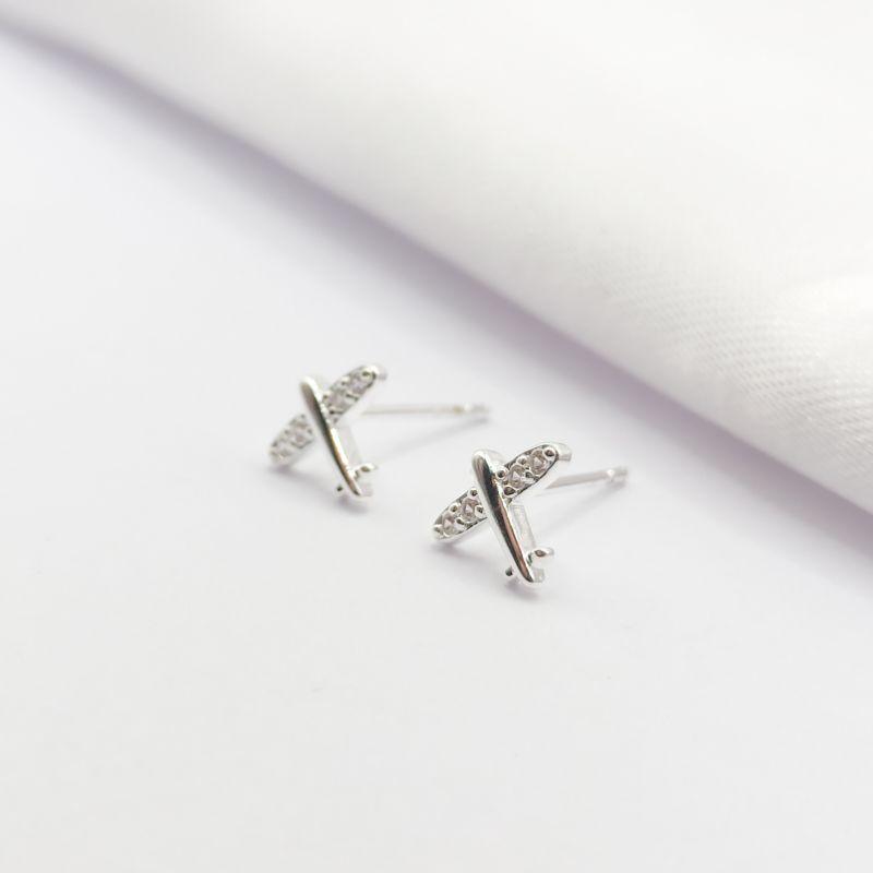 BRINCO PRATA AVIÃOZINHO