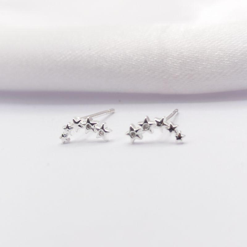BRINCO PRATA EAR CUFF ESTRELINHAS