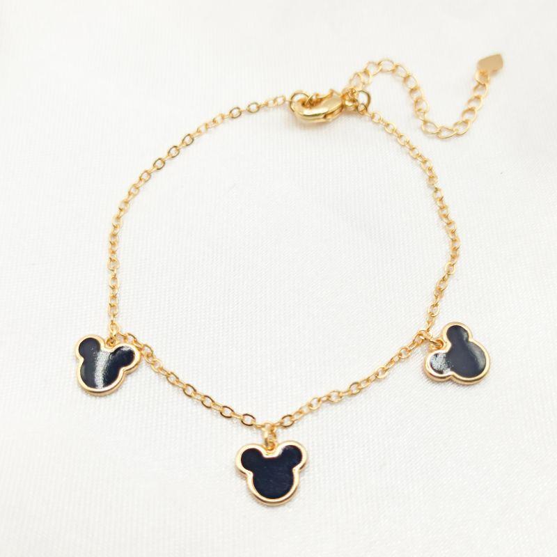 PULSEIRA DOURADA 3 MICKEY