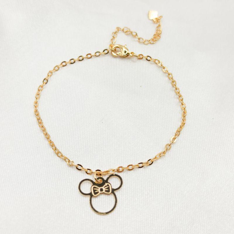 PULSEIRA DOURADA FIO MINNIE